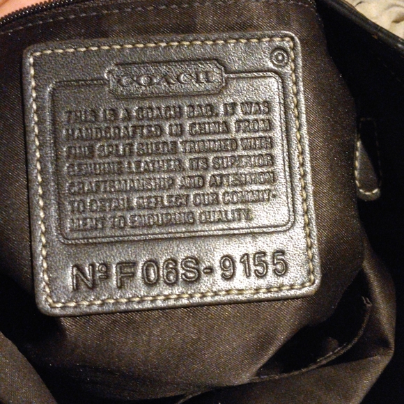 Rare coach suede fringe bag #9155 - Picture 4 of 8